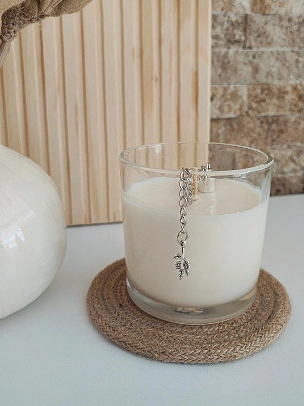 Producto - Vela de soja en vaso de whisky liso importado 260ml de capacidad