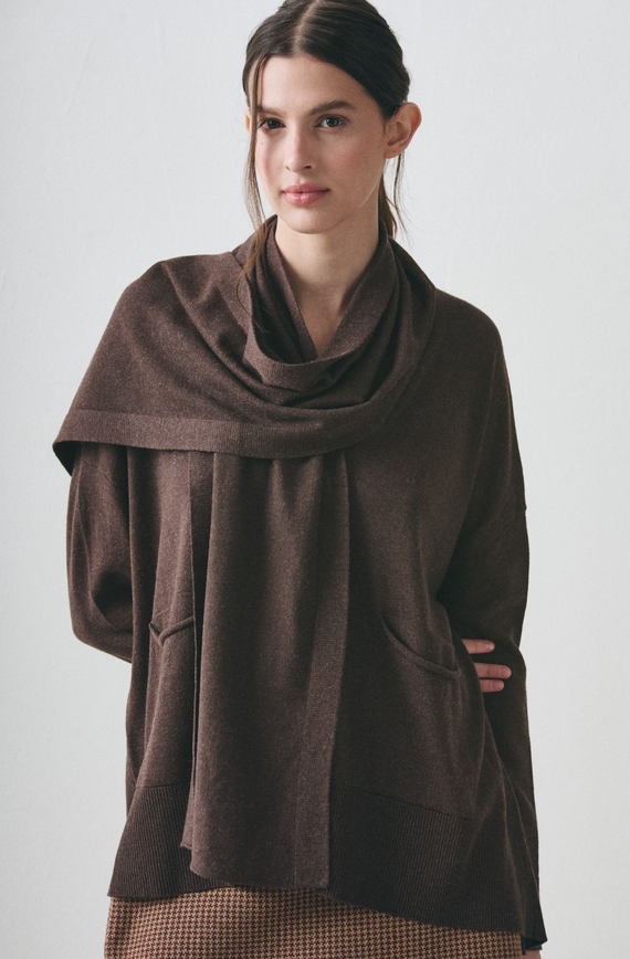 Producto - Cardigan con Bufanda BUFFI