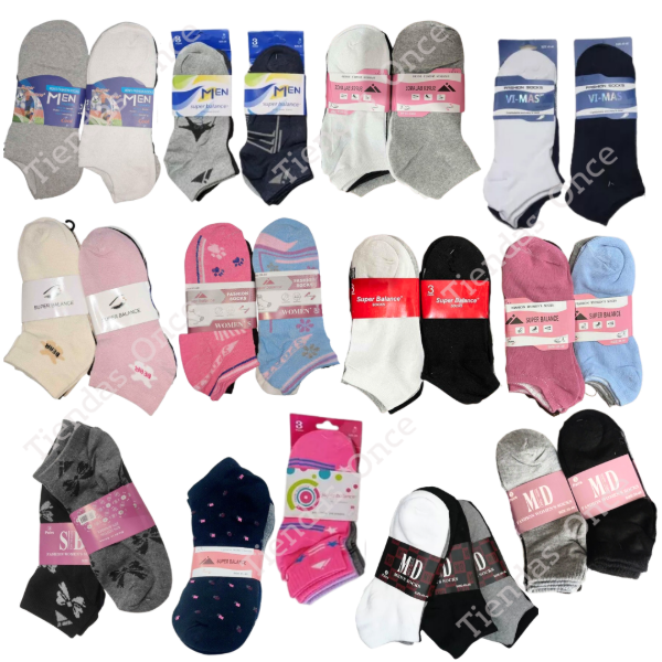 Producto - Soquetes importados para dama - Por docena