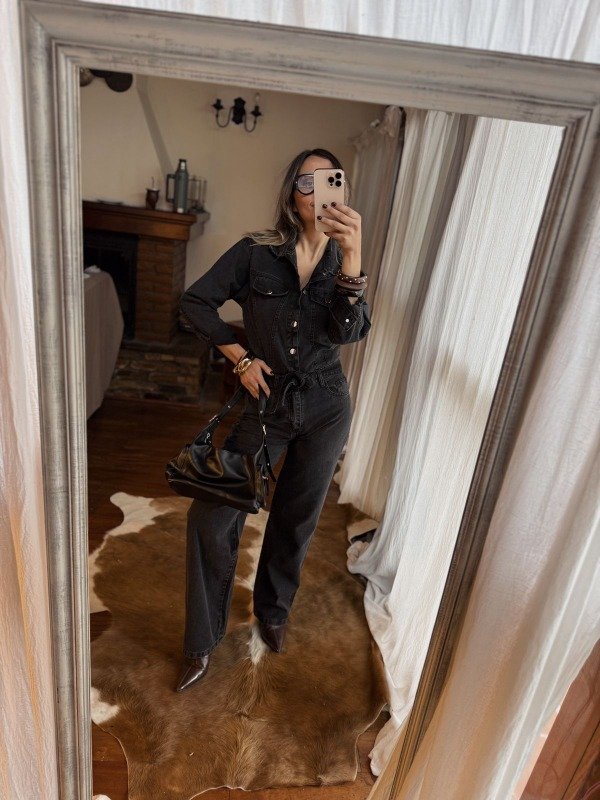 Producto - Overol Denim Lali negro