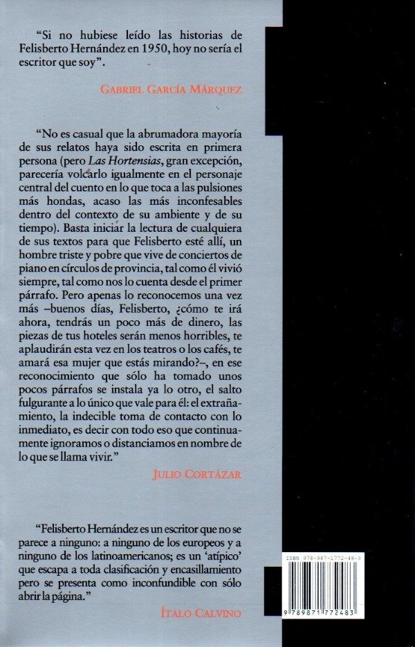 Producto - Felisberto Hernandez - Las Hortensias y otros relatos - 1