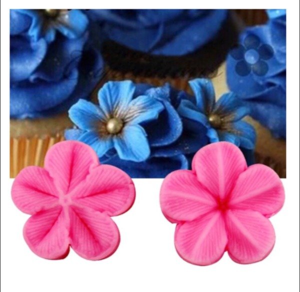 Producto - Juego de dos moldes de silicona para hacer flores