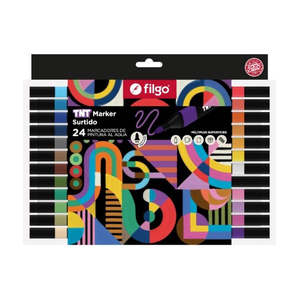 Producto - FILGO MARCADORES TNT X24