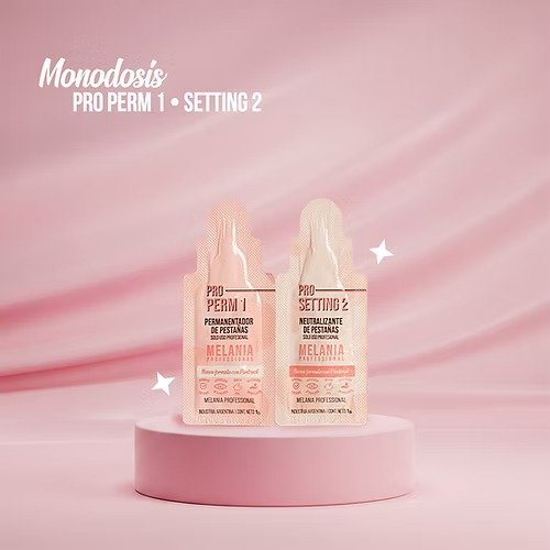 Producto - Kit de lifting - monodosis Melania paso 1 y paso 2 -  5 servicios