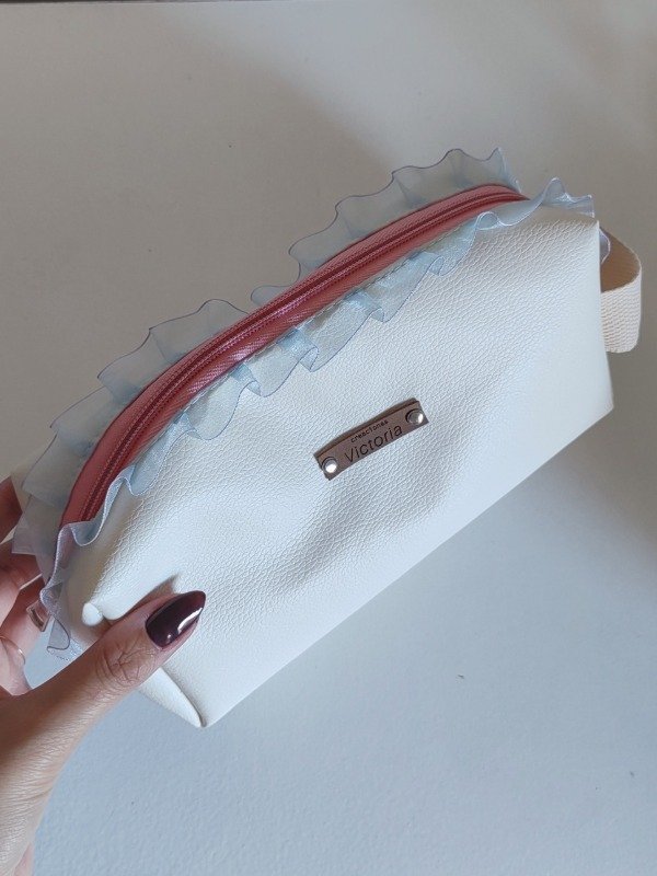 Producto - Neceser AURA con volados - ecocuero