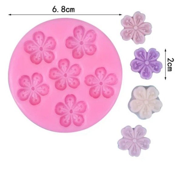 Producto - MOLDE SILICONA FLORES 7107