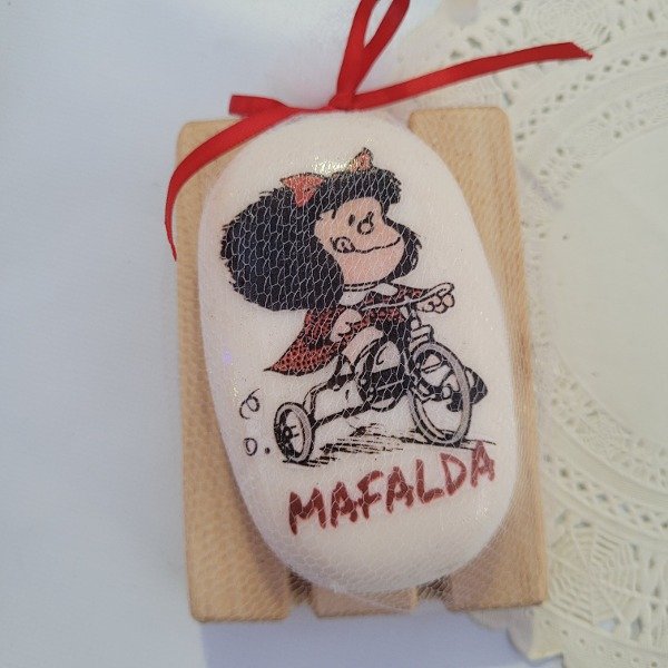 Producto - JABON DECORADO TOCADOR MAFALDA TRICICLO