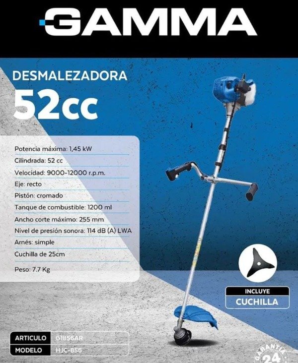 Producto - DESMALEZADORA GAMMA 52CC