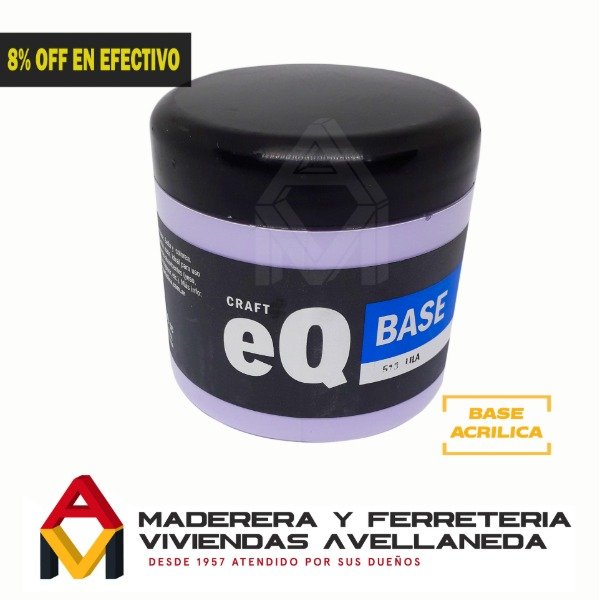 Producto - Base acrílica LILA EQ ARTE 200cc
