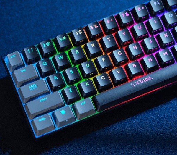 Producto - Teclado Gamer Trust Gxt 867 Acira Mecanico 60 por ciento Negro Español - 3