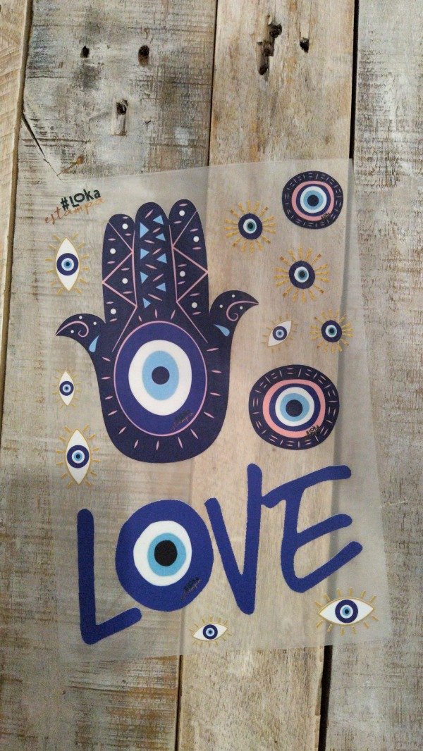 Producto - Termotransferibles 20x29cm Ojo Turco #5