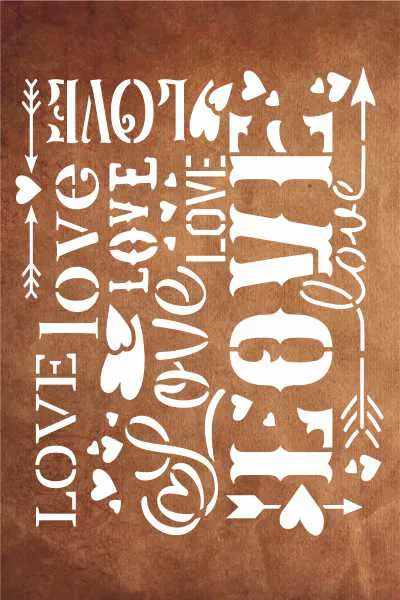 Producto - Stencil 15x20 cm F118