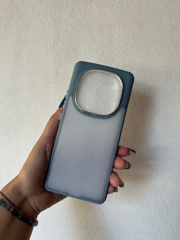 Producto - Xiaomi redmi note 14 pro 5g funda celeste metalizada