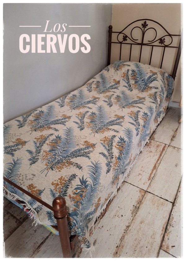 Producto - Acolchado Vintage hojas Tela liviana