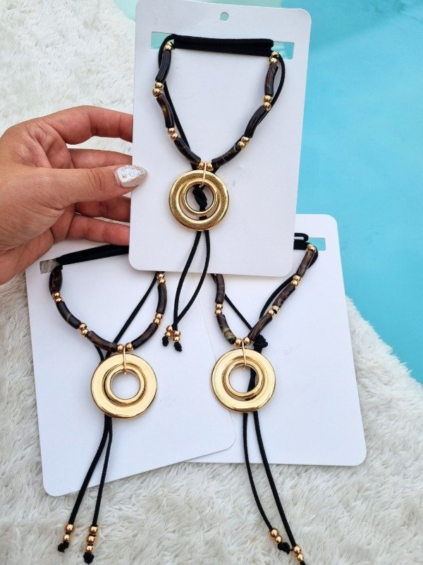 Producto - COLLAR EGIPTO CON DIJE RONDEL