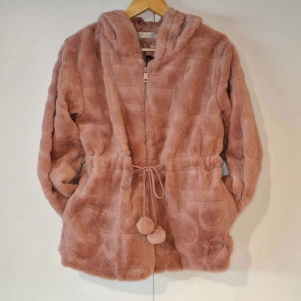 Producto - Campera peluche rosa