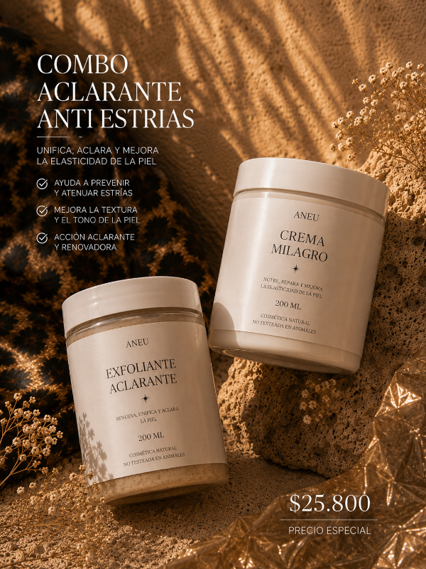 Producto - COMBO ACLARANTE ANTI ESTRIAS