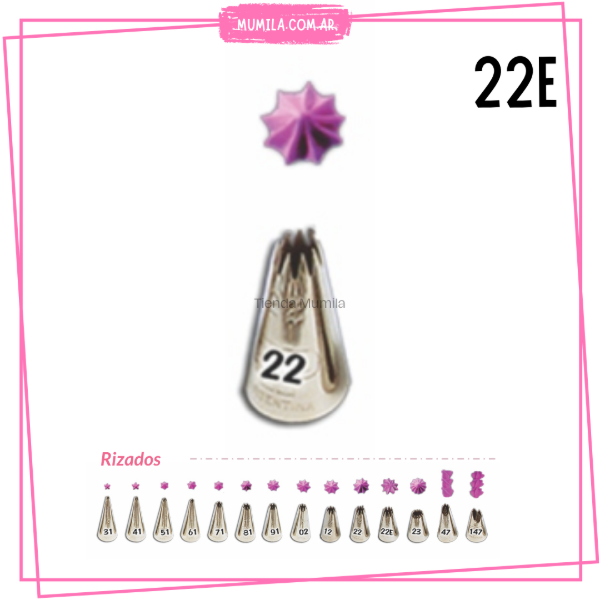 Producto - Pico chico 22e Parpen RIZADO