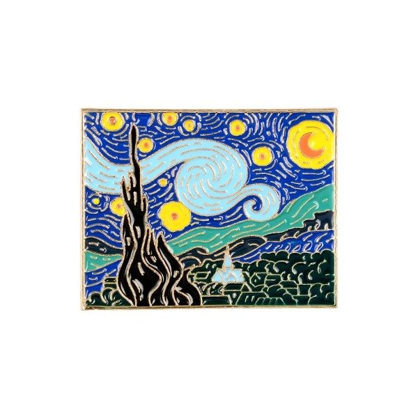 Producto - Pin Arte - La noche estrellada