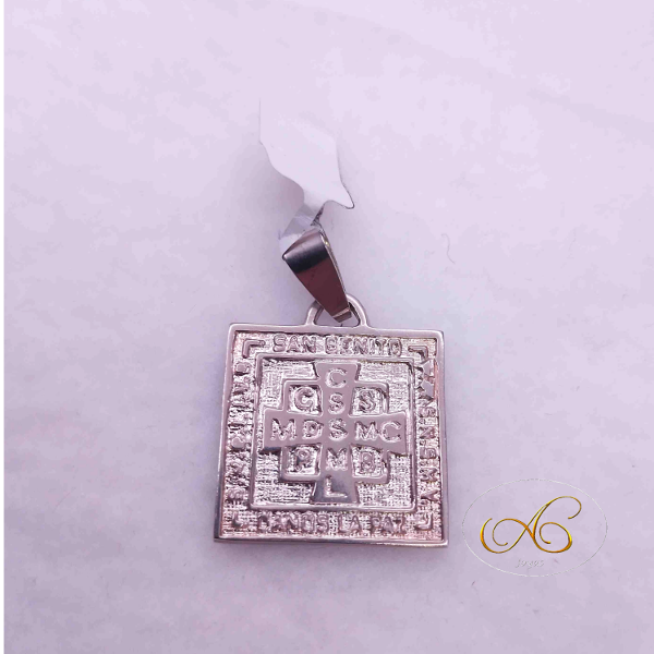 Producto - Medalla San Benito bifaz cuadrada