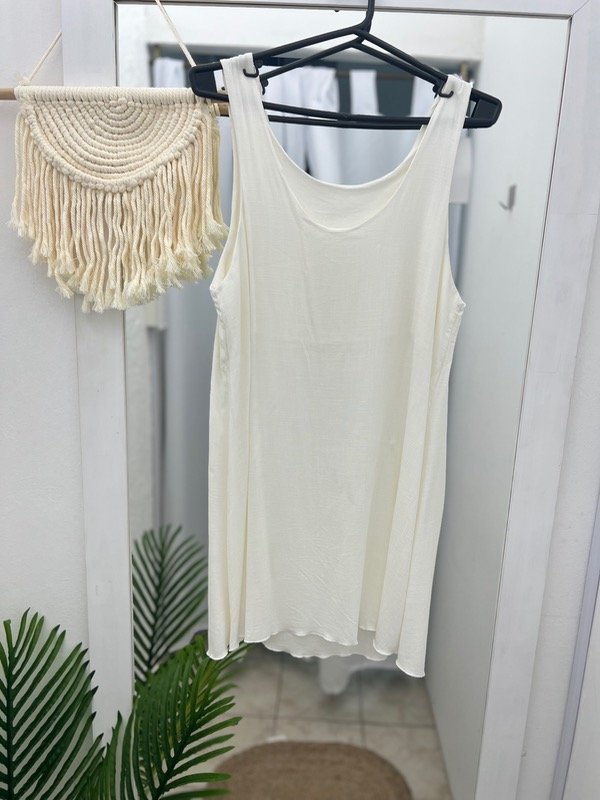 Producto - Vestido Lino Blanco