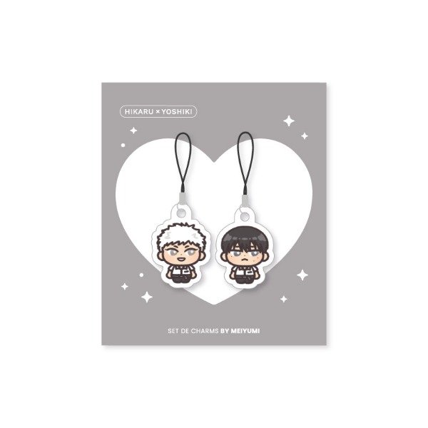 Producto - Set de charms "Yoshiki x Hikaru"