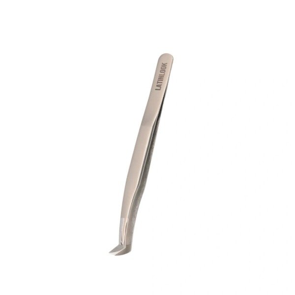 Producto - LATINPRO PINZA PUNTA ANCHA PLATEADA DIAMANTADA