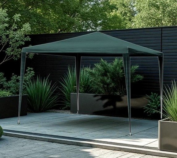 Producto - Gazebo de rafia Verde - 0