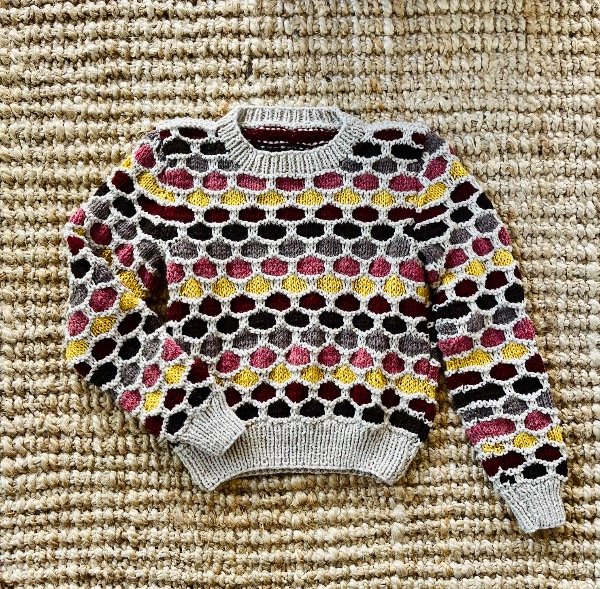 Producto - Sweater panal Base Natural 2 - 0
