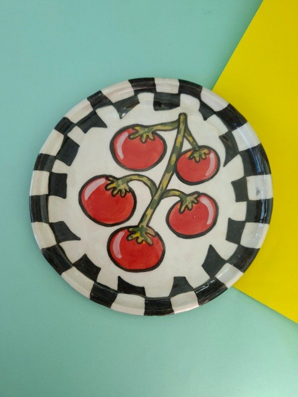 Producto - Plato redondo grande Tomates