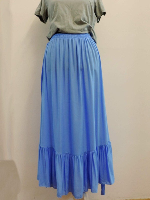 Producto - Pollera Morera Celeste (S al XL)