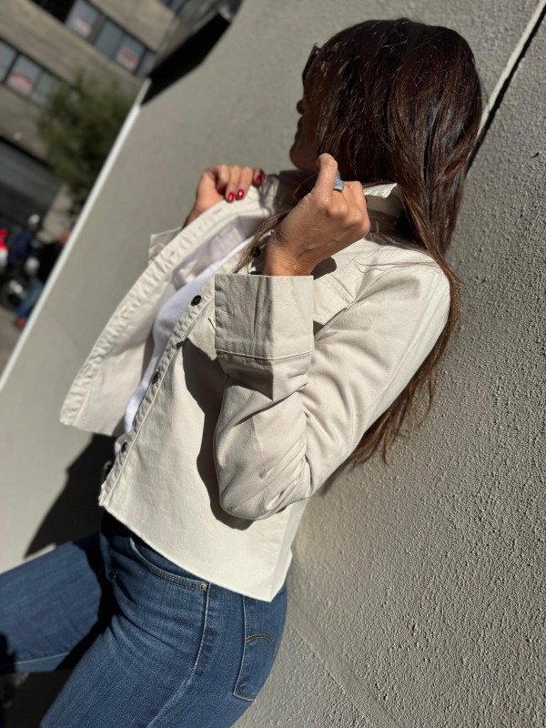 Producto - Campera Gabardina Luxe Grid