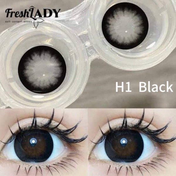 Producto - Lentes de contacto Black H1 8.6mm - Freshlady