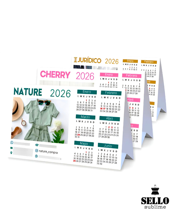 Producto - CALENDARIO CARPITA PERSONALIZADO X50 UNID