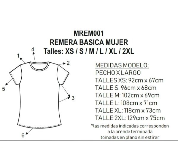 Producto - Molde Remera basica mujer