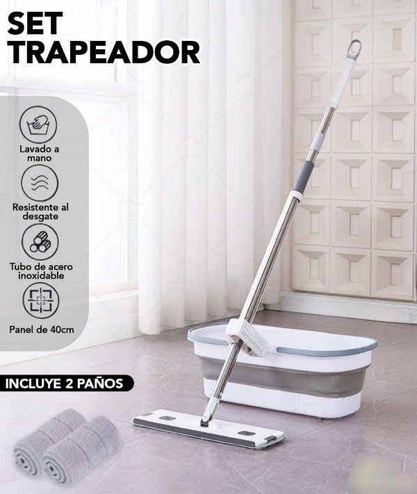 Producto - Mopa con balde plegable