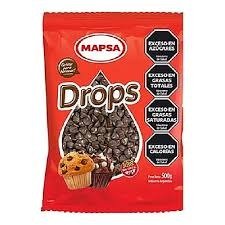 Producto - Chips de chocolate negroDrops 500g