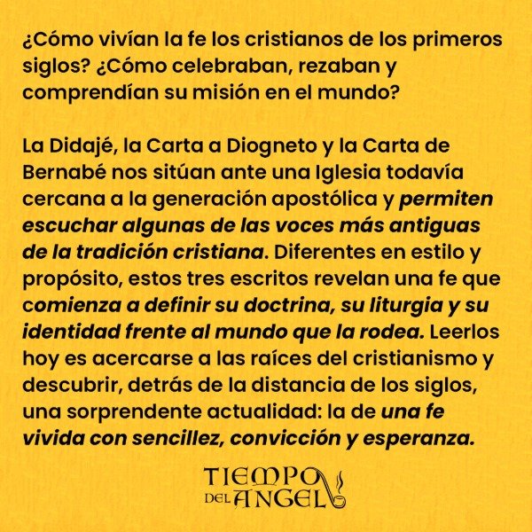 Producto - PADRES APOSTÓLICOS - LA DIDAJÉ / CARTA A DIOGNETO / CARTA DE BERNABÉ - 2