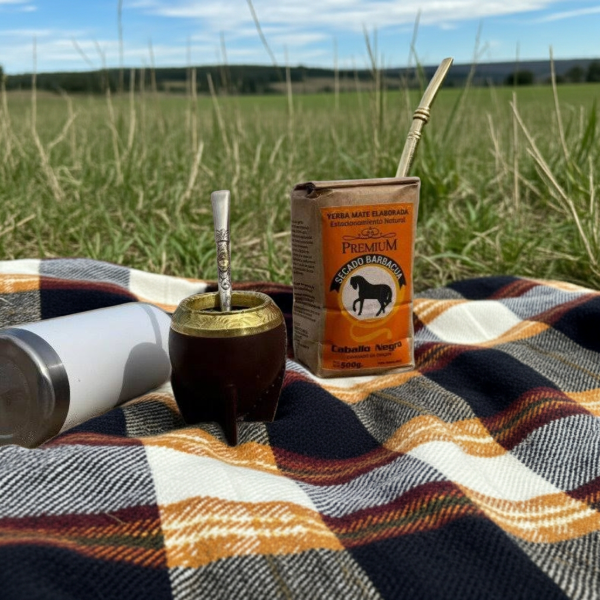 Producto - Yerba Caballo Negro Barbacua x 1 kg 1 unidad