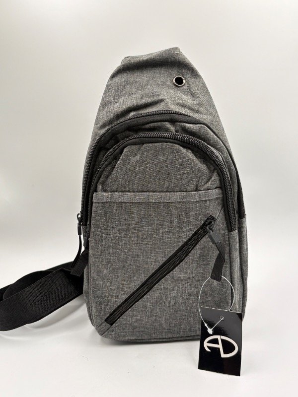 Producto - Bandolera cruzada gris - 0