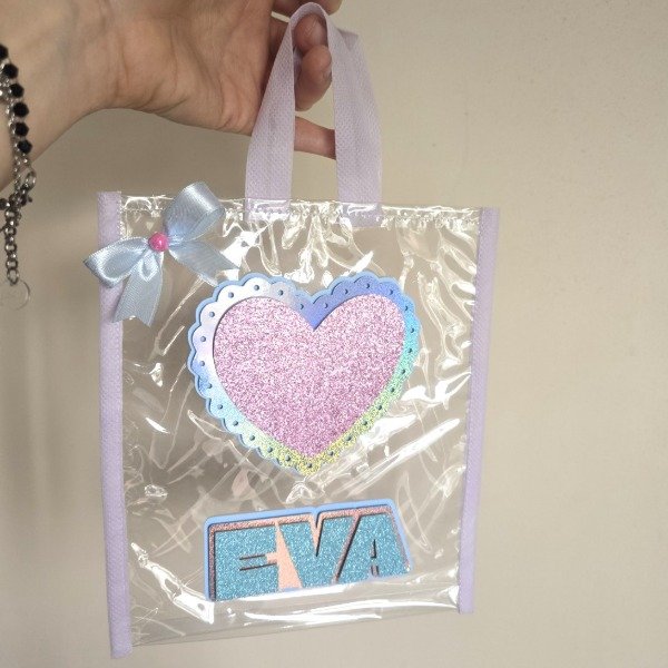 Producto - Bolsas PVC transparentes con bordes de color