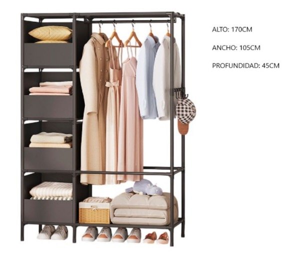 Producto - CC10431 PLACARD CON CAJONES y GANCHERA