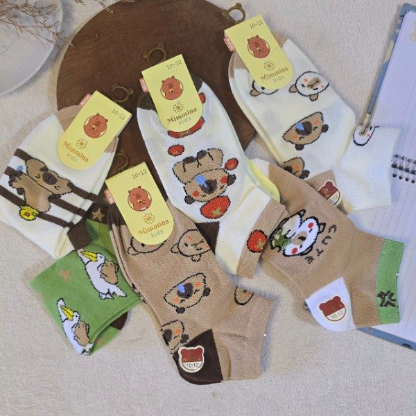 Producto - SOQUETES CAPIBARA NIÑO/A 4-6 MIMOSINA (x6)