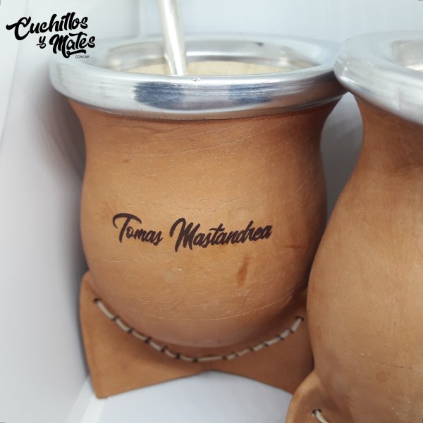 Set de Mate y Bombilla Personalizados - Cuchillos y Mates
