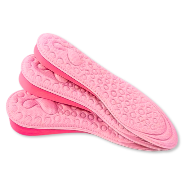 Producto - Plantilla 3,5cm aumenta altura invisible color rosa