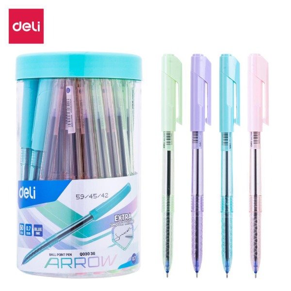 Producto - Boligrafo Deli Arrow Pastel (tinta azul)