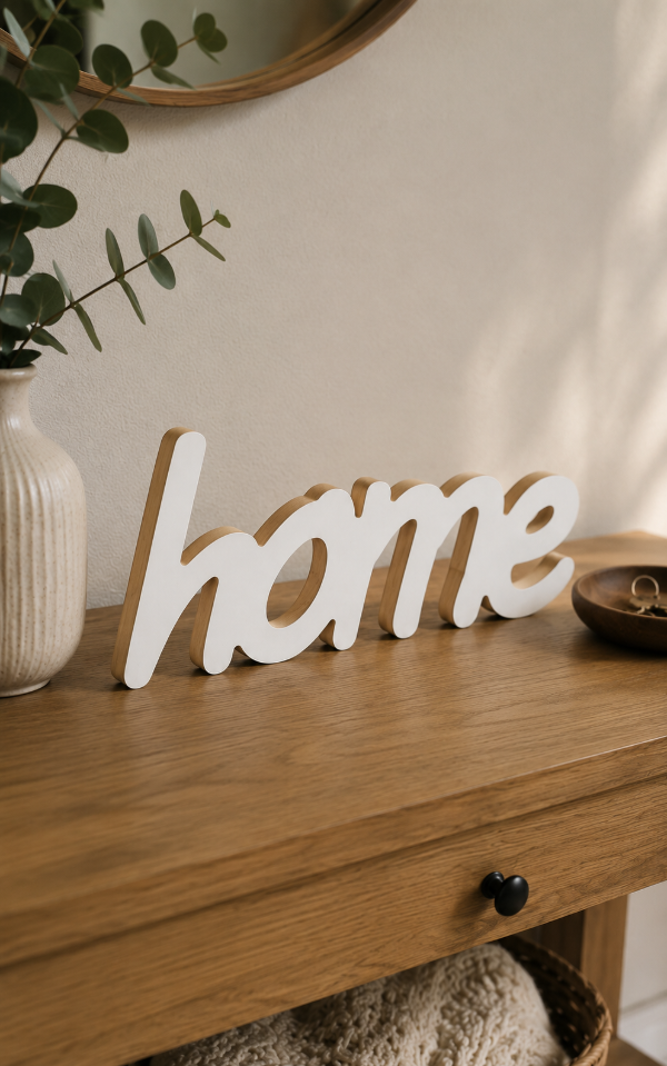 Producto - Palabra decorativa HOME color blanco - 3