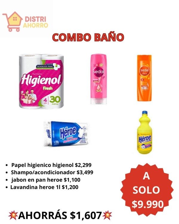 Producto - COMBO BAÑO