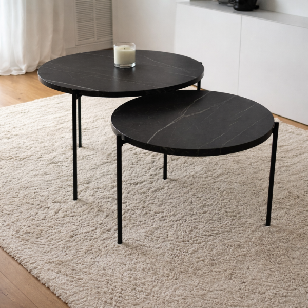 Producto - Mesas Nido Símil Mármol