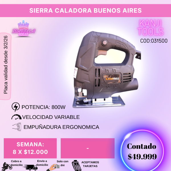 Producto - SIERRA CALADORA COD031500